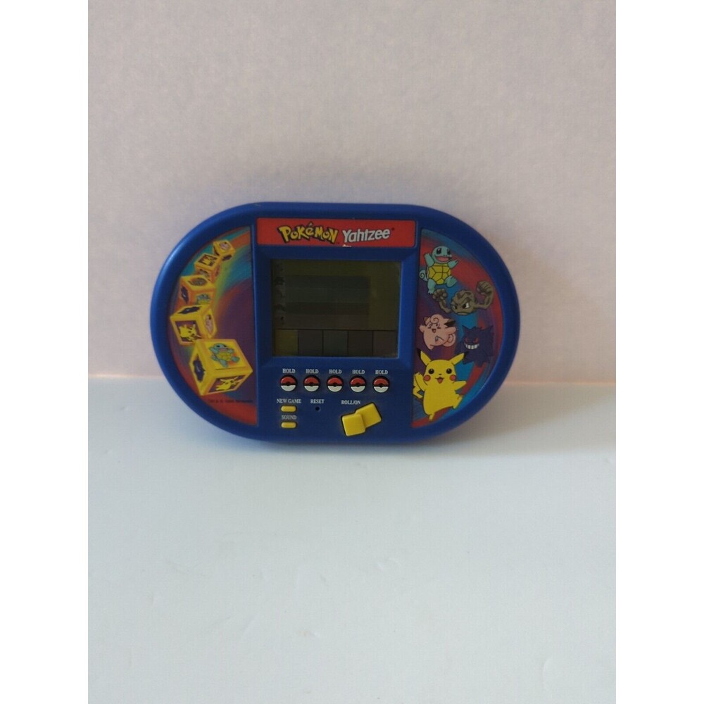 Pokemon Yahtzee 1999 Hasbro Electronic Handheld Game